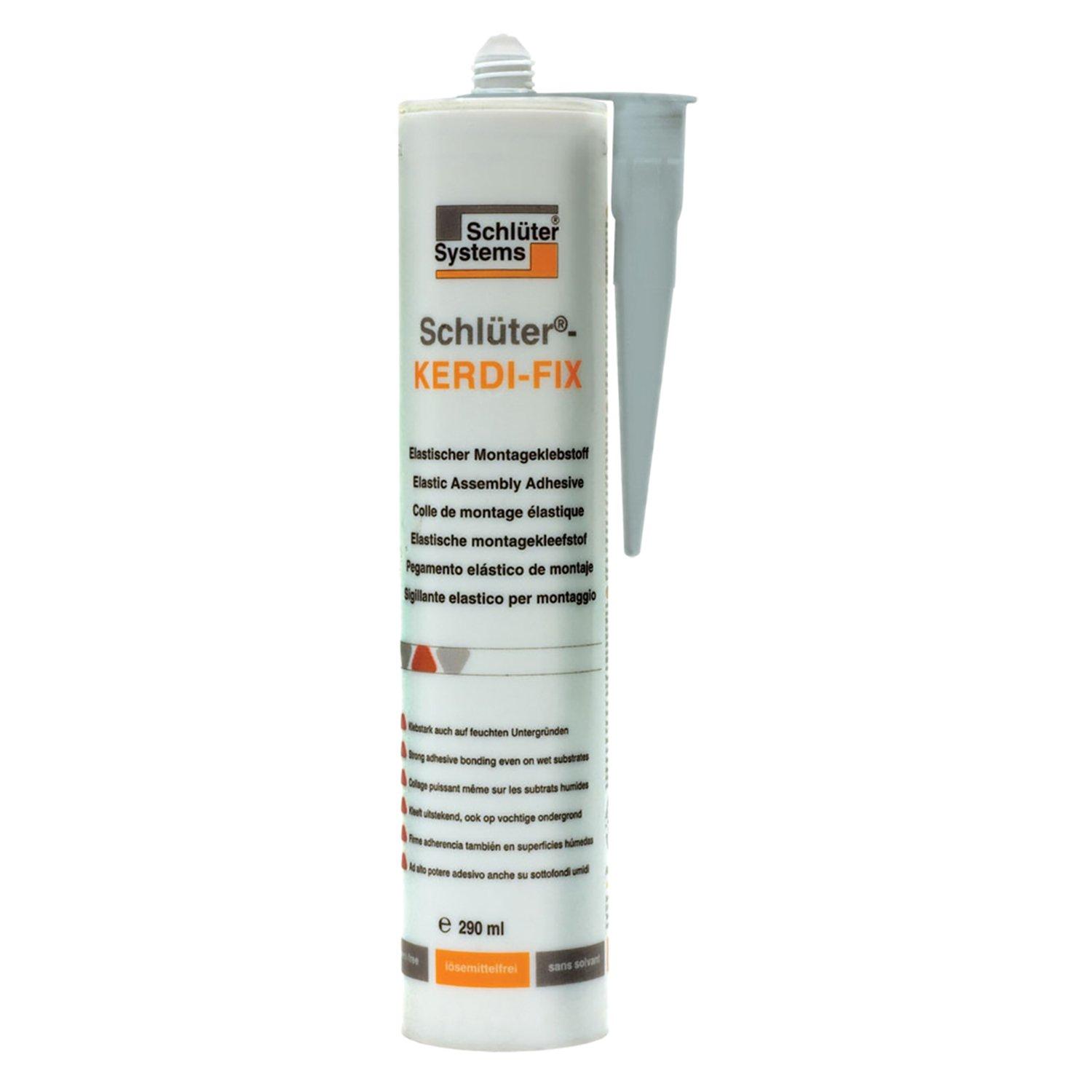 Schluter Kerdi-Fix Gray Sealing and Bonding Compound