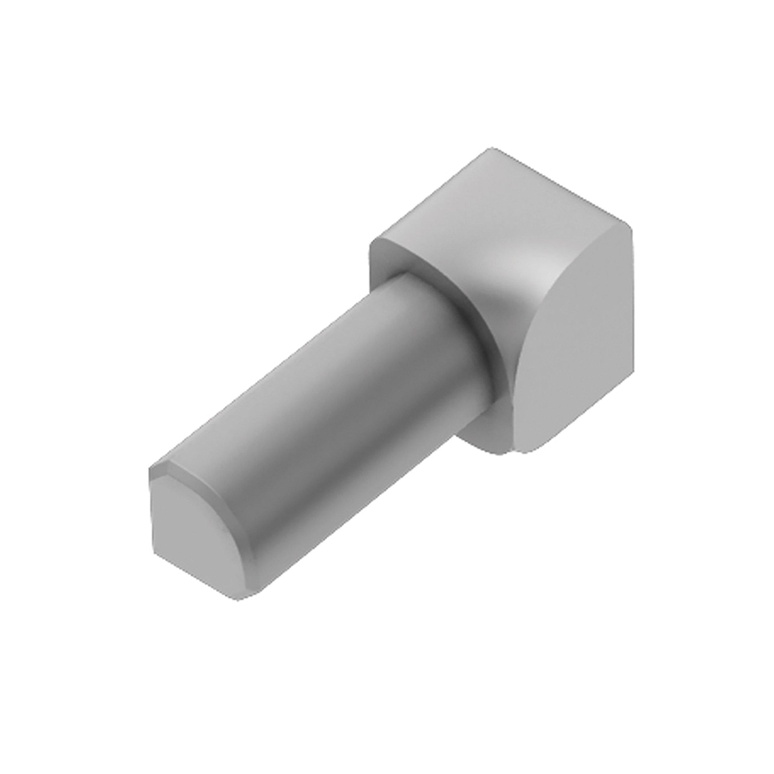 Schluter Rondec In Corner 1/2in. Aluminum Satin