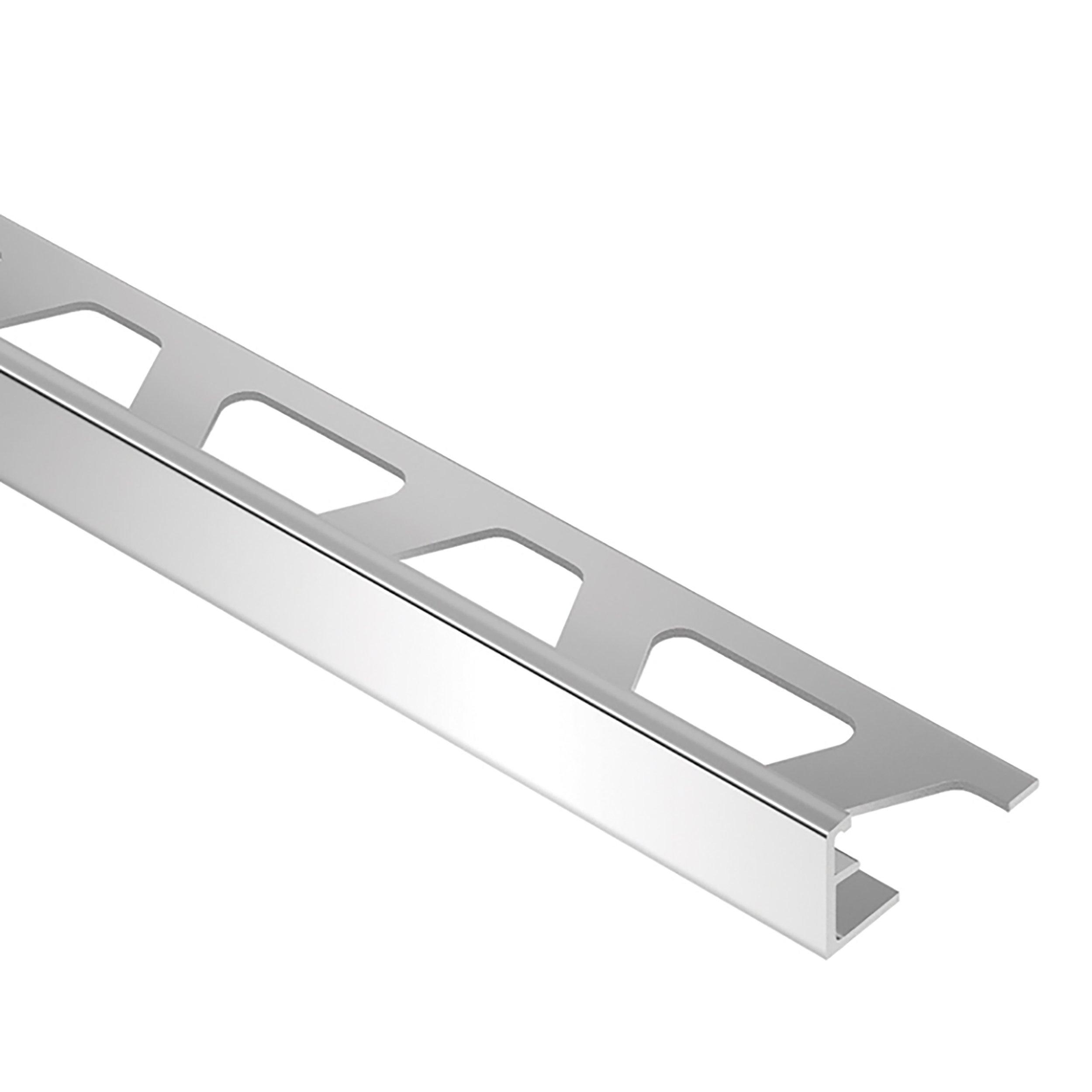 Schluter-Schiene Straight Edge Trim 3/8in. in Aluminum