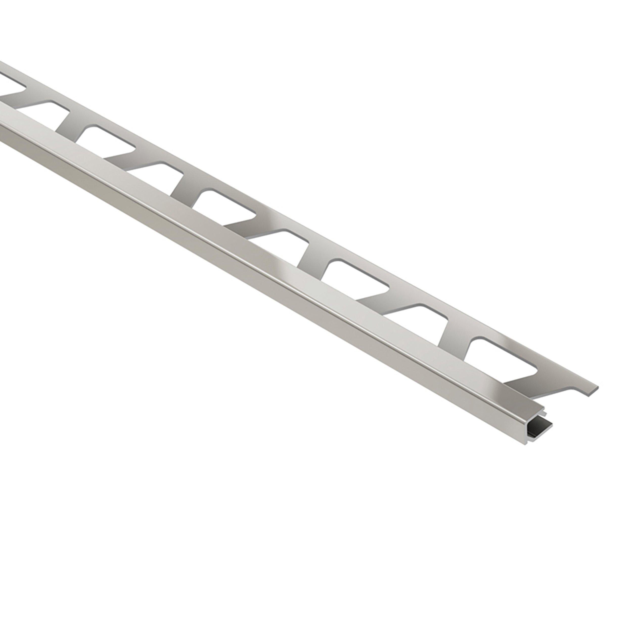 Schluter-Quadec Square Edge Trim 1/2in. In Satin Nickel Anodized ...