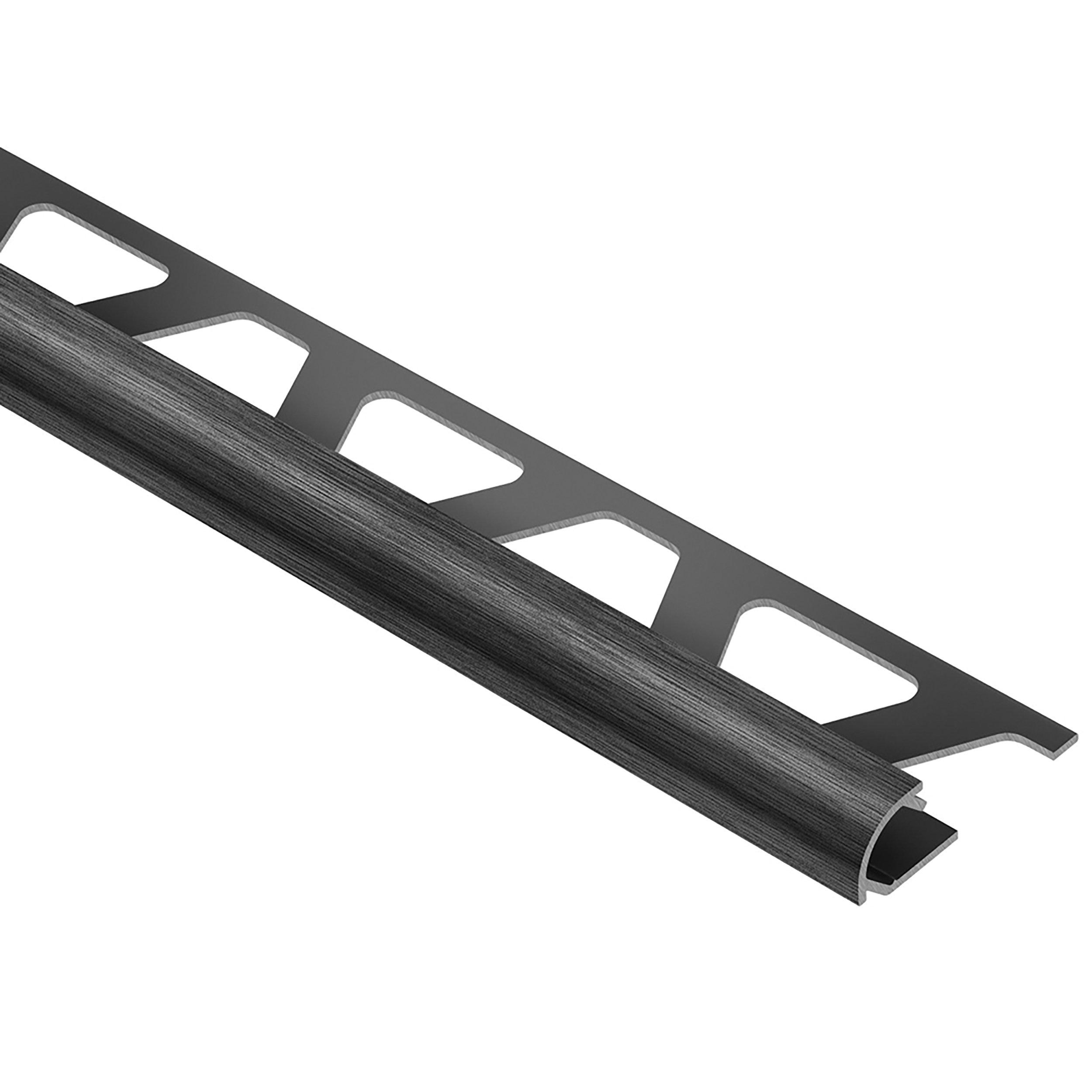 Schluter Rondec Bullnose Trim 3/8in. Aluminum&nbsp;