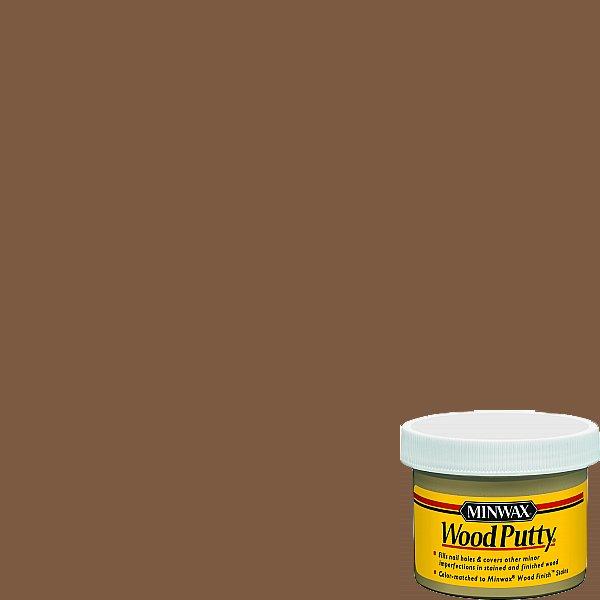 Dark Brown Wood Filler Putty for Laminate/Vinyl - Covers Nail Holes &  Scratches