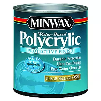 Minwax Polycrylic Clear Semi-Gloss Protective Finish