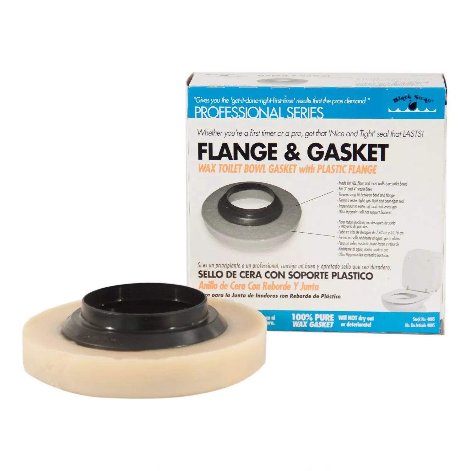 PlumBest Wax Gasket with Plastic Flange