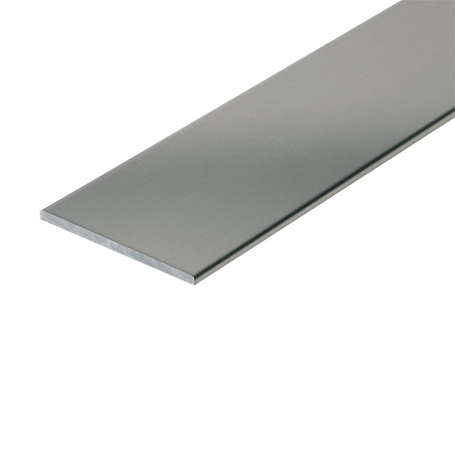 Schluter Schiene Edge Trim 5/16in. Aluminum Satin Nickel