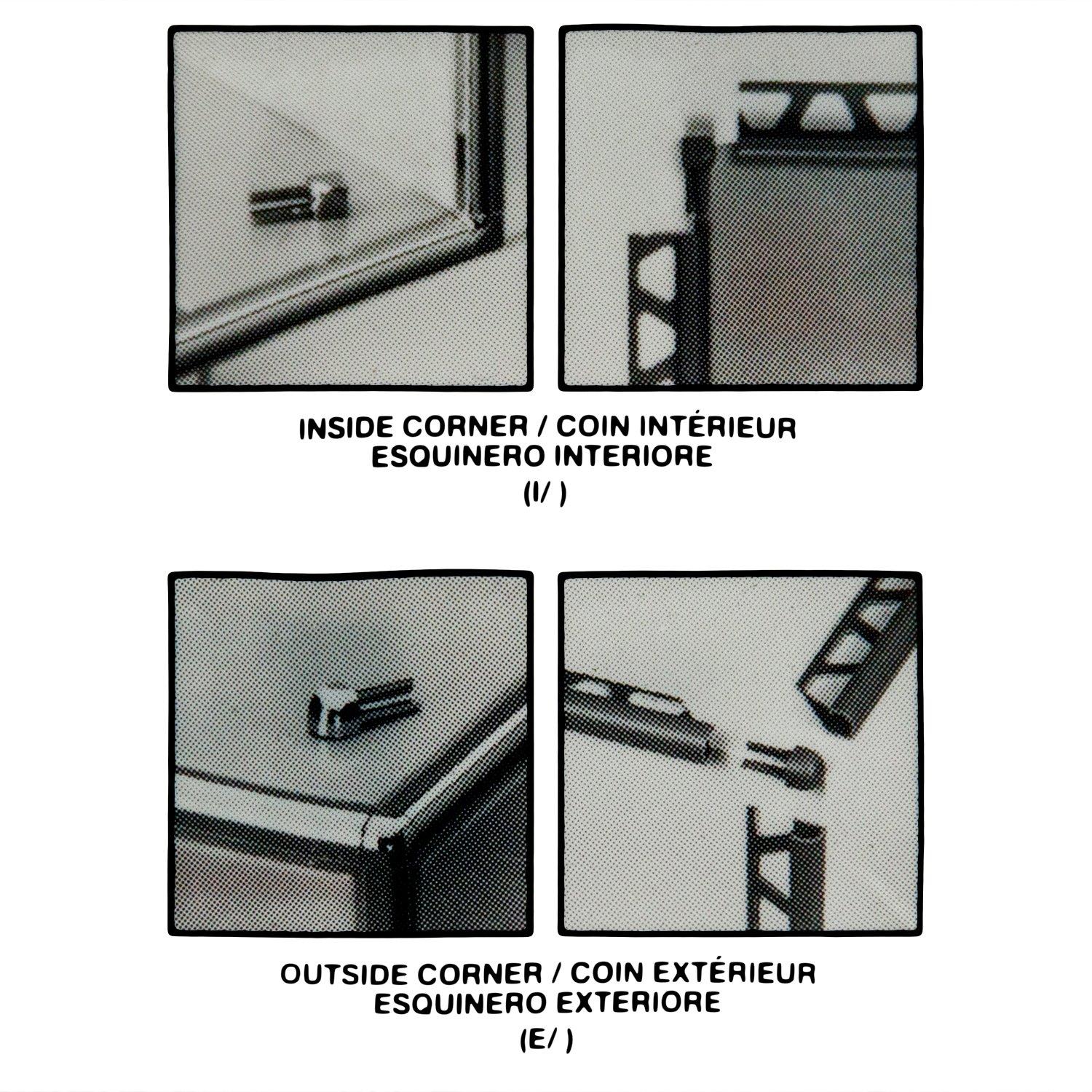 Schluter Rondec Out Corner 3/8in. Aluminum Satin