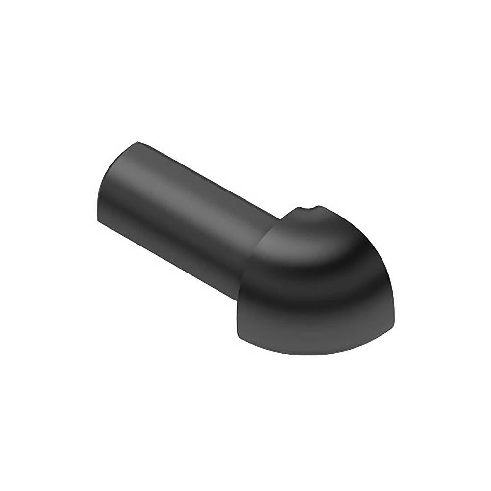 Schluter Rondec Out Corner 3/8in. PVC Black