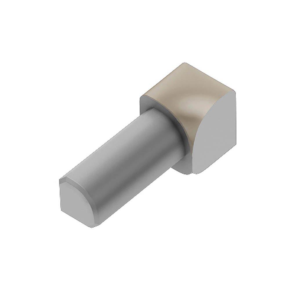 Schluter Rondec In Corner 1/2in. Aluminum Light Beige
