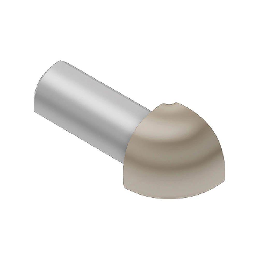Schluter Rondec Out Corner 1/2in. Aluminum Light Beige