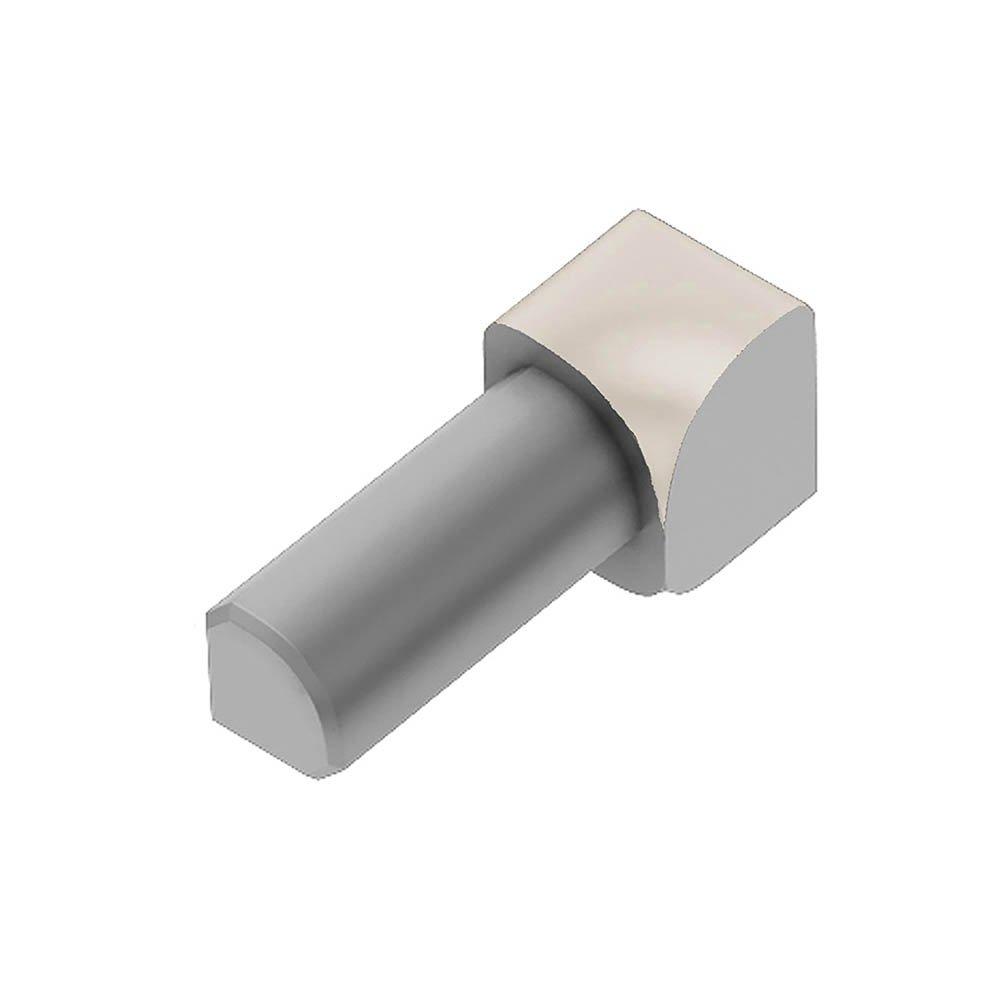 Schluter Rondec In Corner 1/4in. Aluminum Sand Pebble