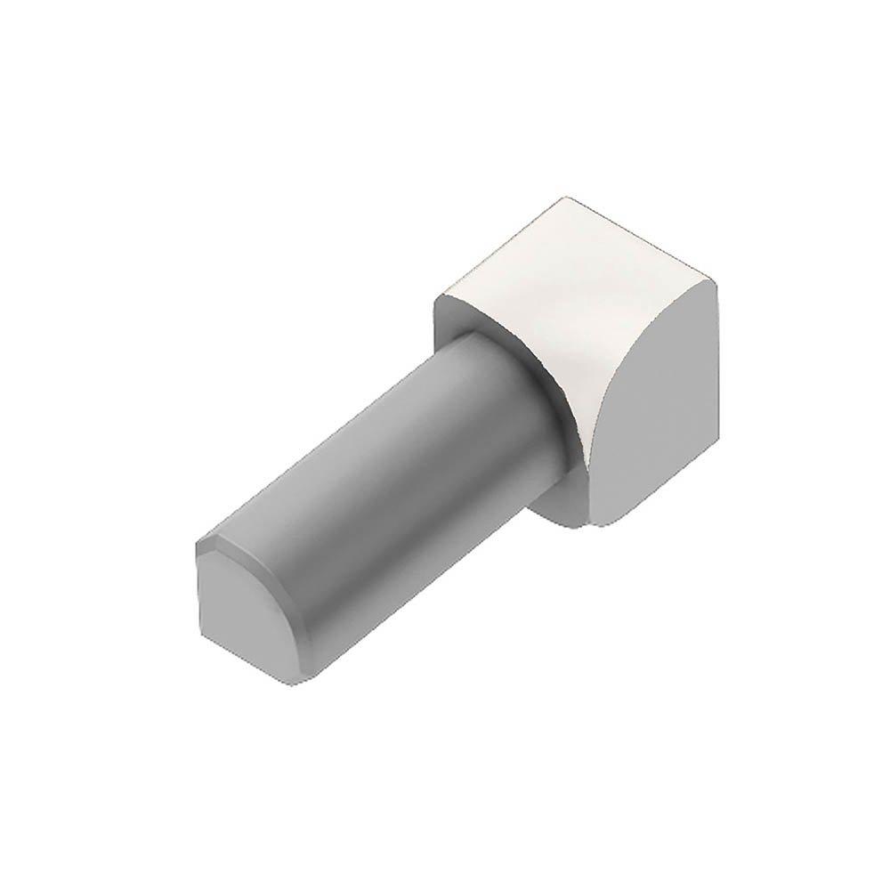 Schluter Rondec In Corner 5/16in. Aluminum White