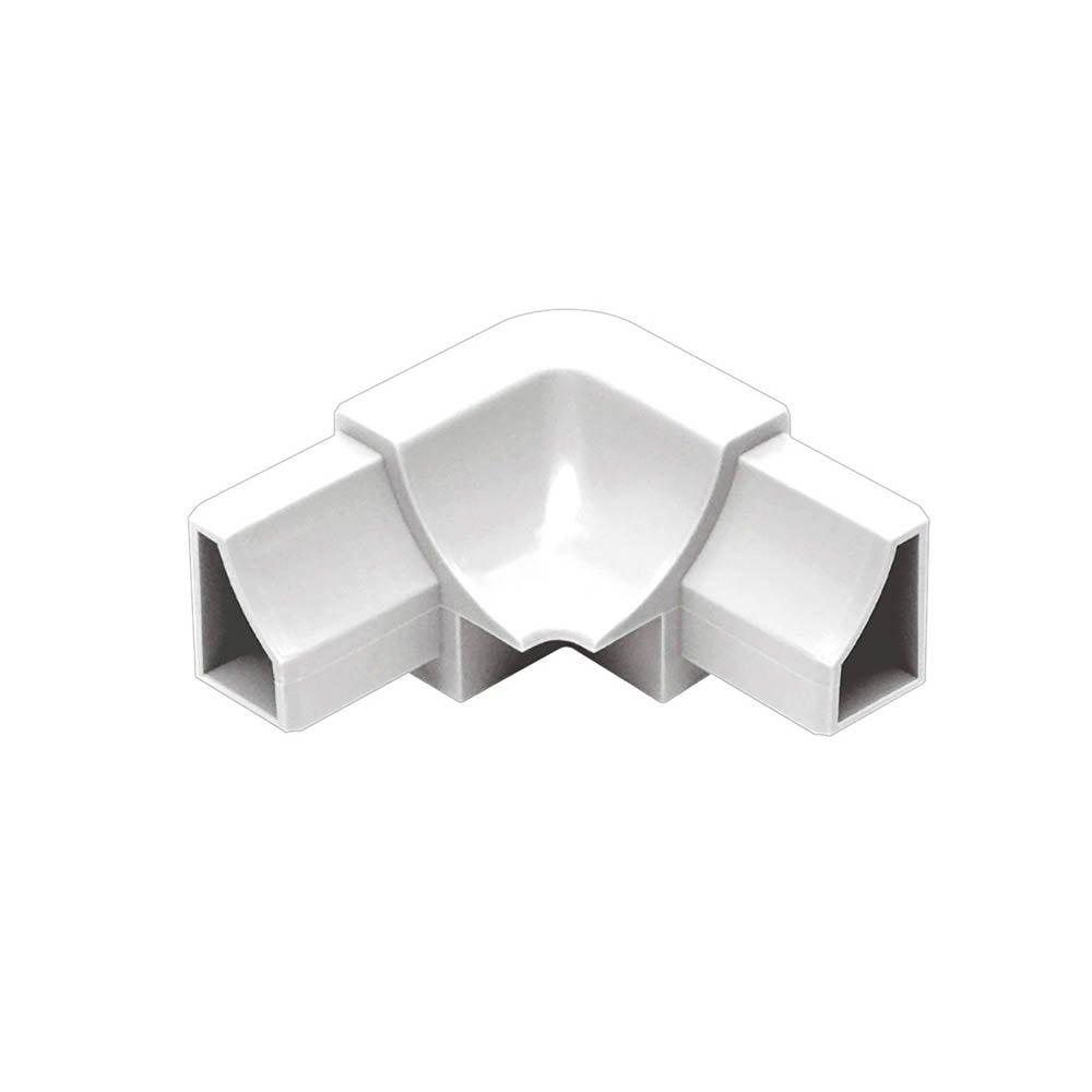 Schluter Dilex-Hk In Corner 90 Degrees 2-Way PVC Bright White