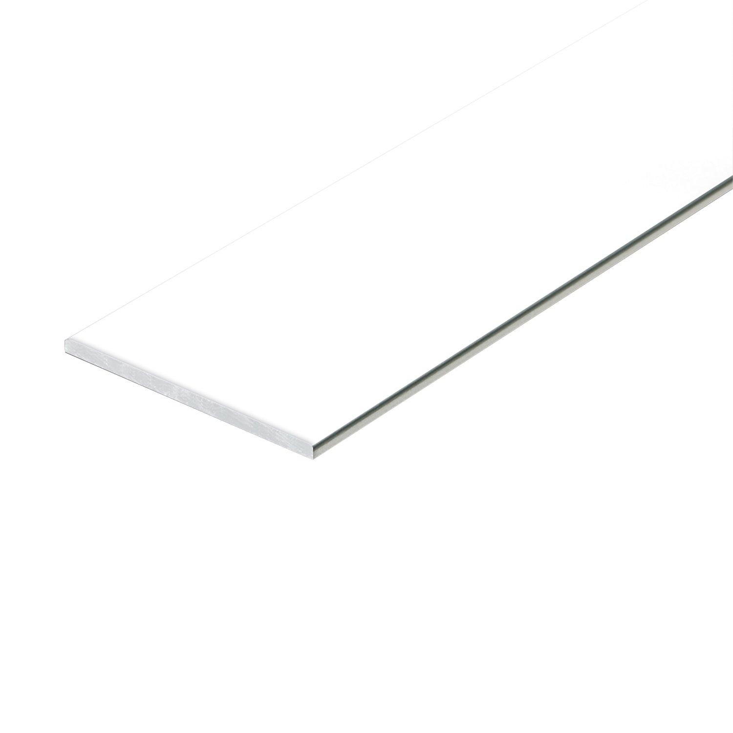 Schluter Jolly-P Edge Trim 3/16in. PVC Brt Wht
