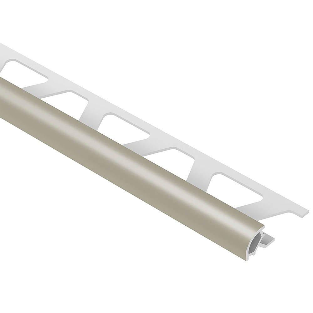 Schluter Rondec Bullnose Trim 5/16in. PVC Gray