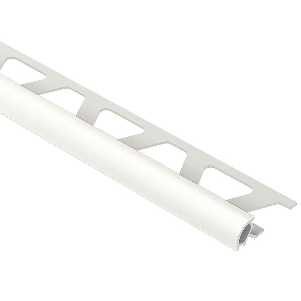 Schluter Rondec Bullnose Trim 5/16in. PVC White