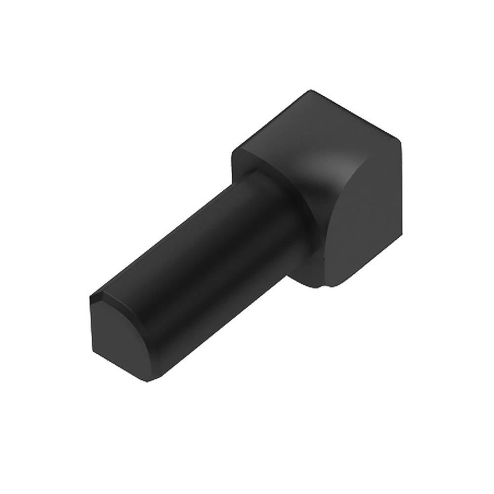 Schluter Rondec In Corner 1/4in. Aluminum Graphite