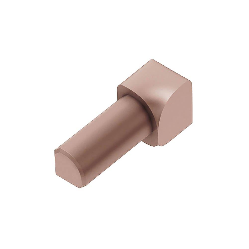 Schluter Rondec In Corner 1/4in. Aluminum Satin Copper