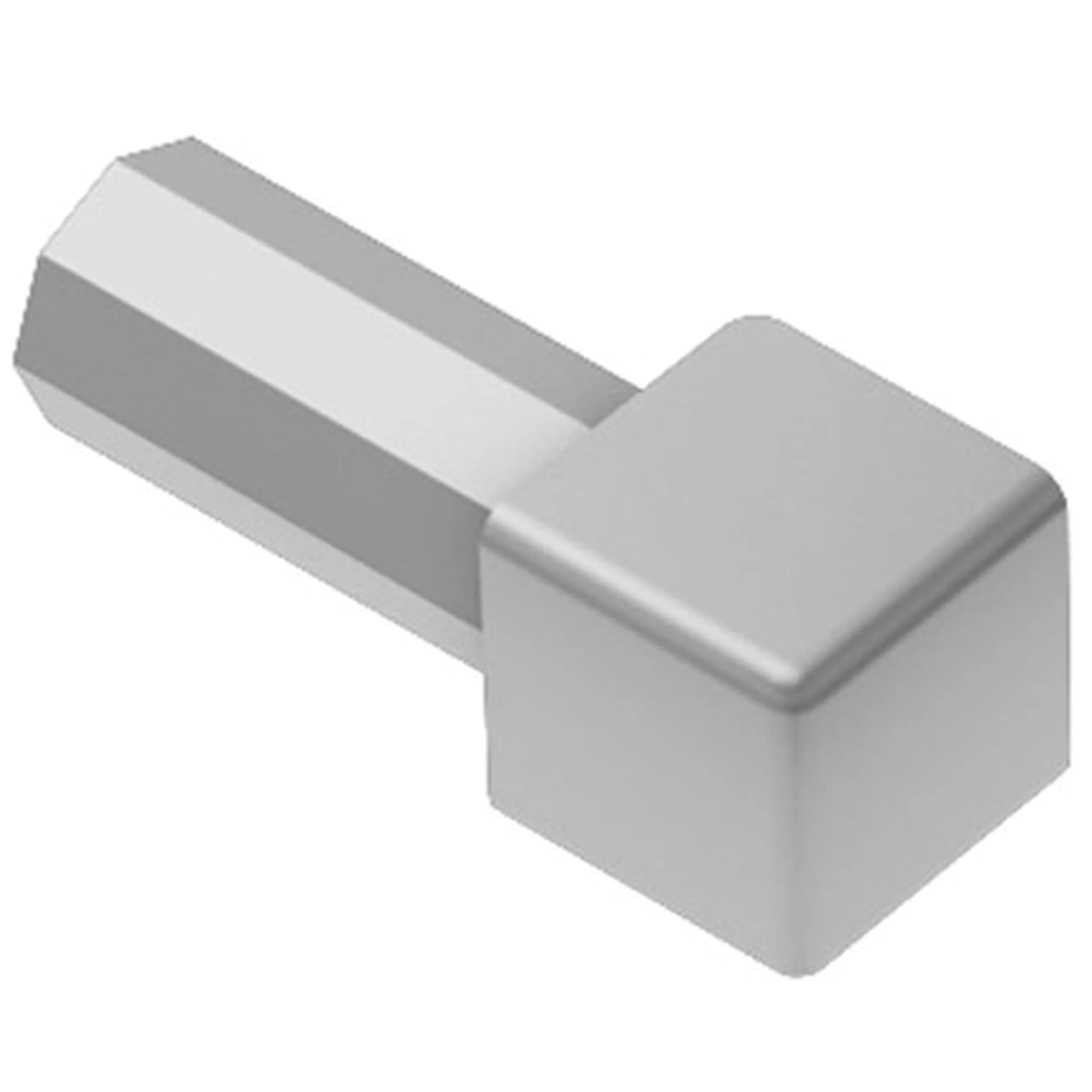 Schluter Quadec In/Out Corner 1/4in. Aluminum Satin