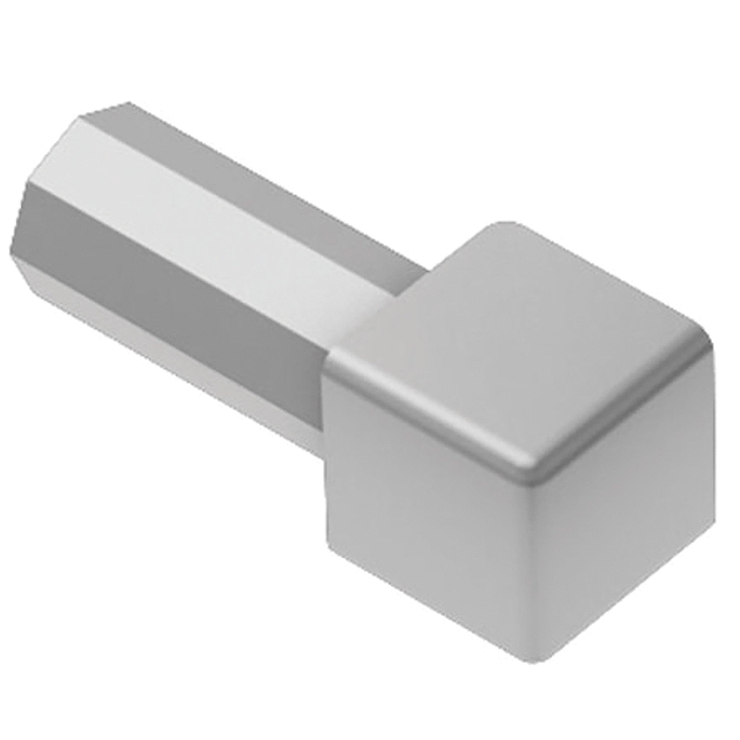 Schluter Quadec In/Out Corner 3/16in. Aluminum Satin