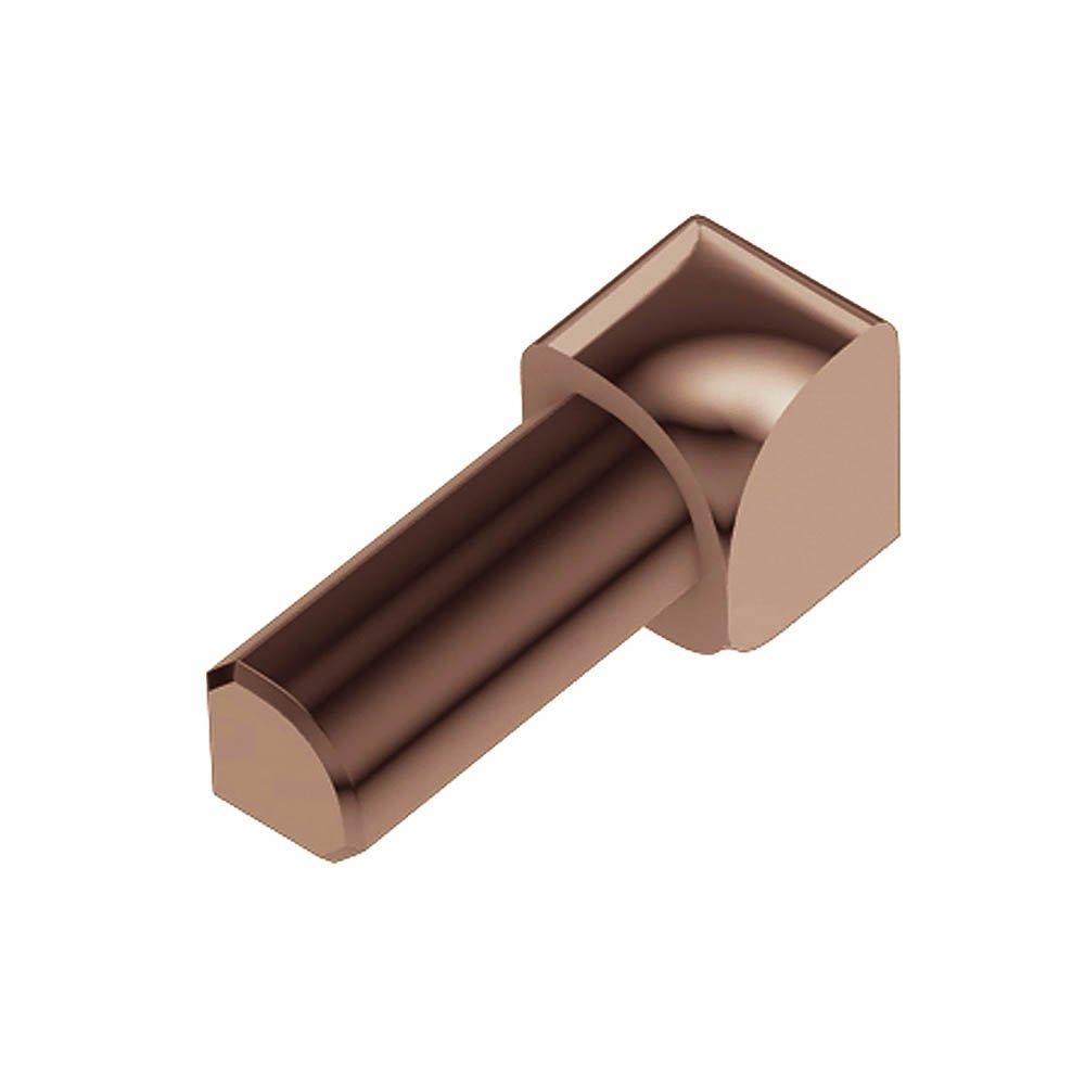 Schluter Rondec In Corner 1/2in. Aluminum Polish Copper