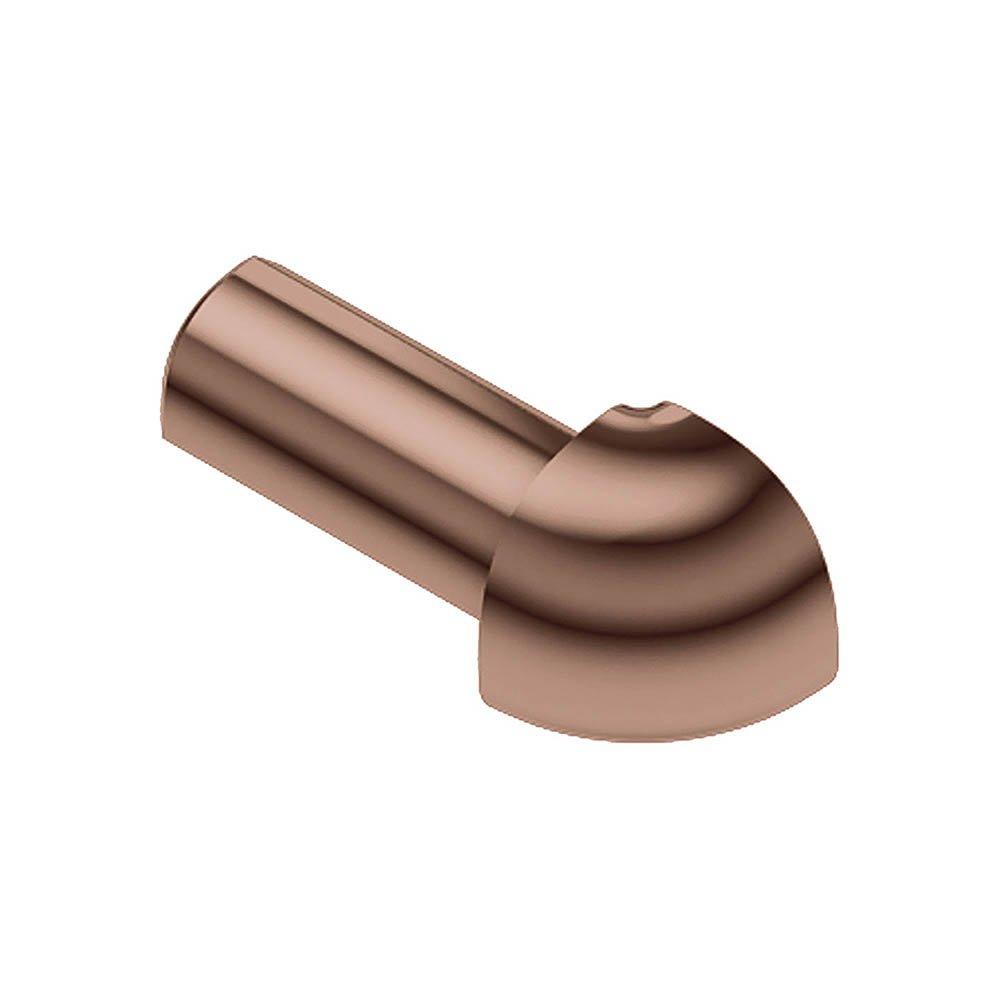 Schluter Rondec Out Corner 5/16in. Aluminum Polish Copper