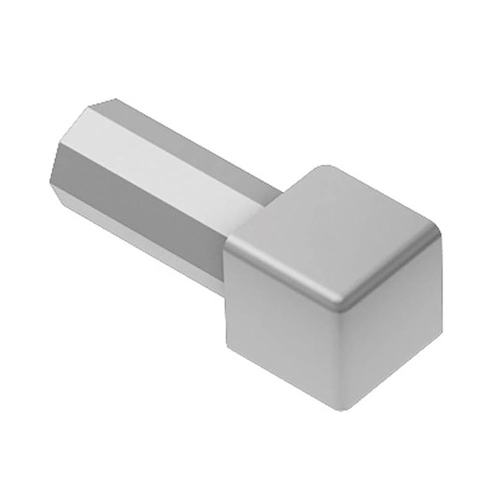 Schluter Quadec In/Out Corner 9/16in. Aluminum Satin