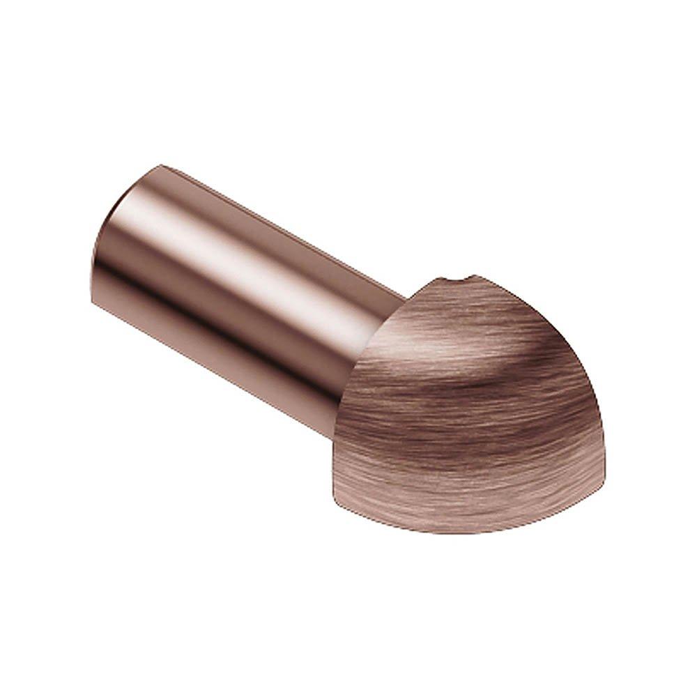 Schluter Rondec Out Corner 5/16in. Aluminum Brush Copper