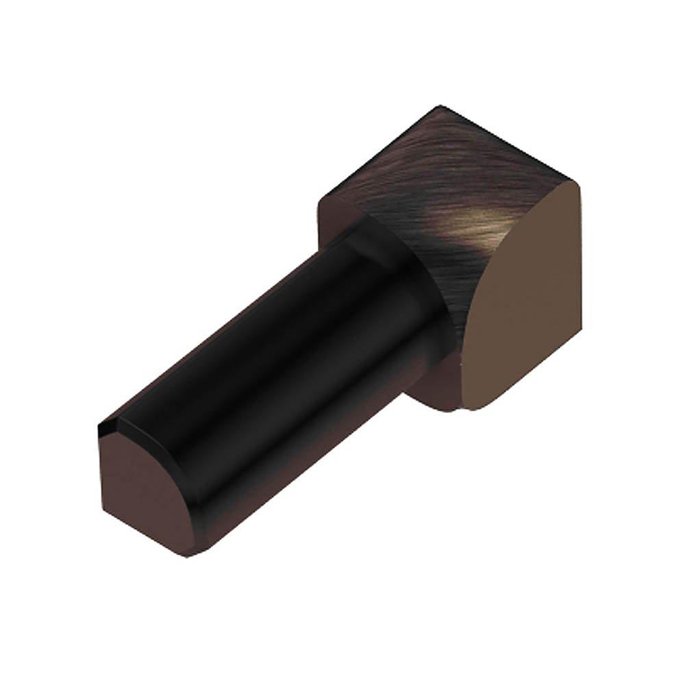 Schluter Rondec In Corner 1/4in. Aluminum Antq Bronze