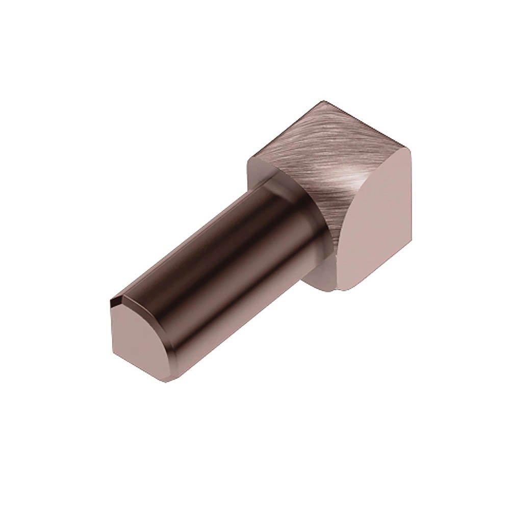 Schluter Rondec In Corner 1/2in. Aluminum Brush Copper