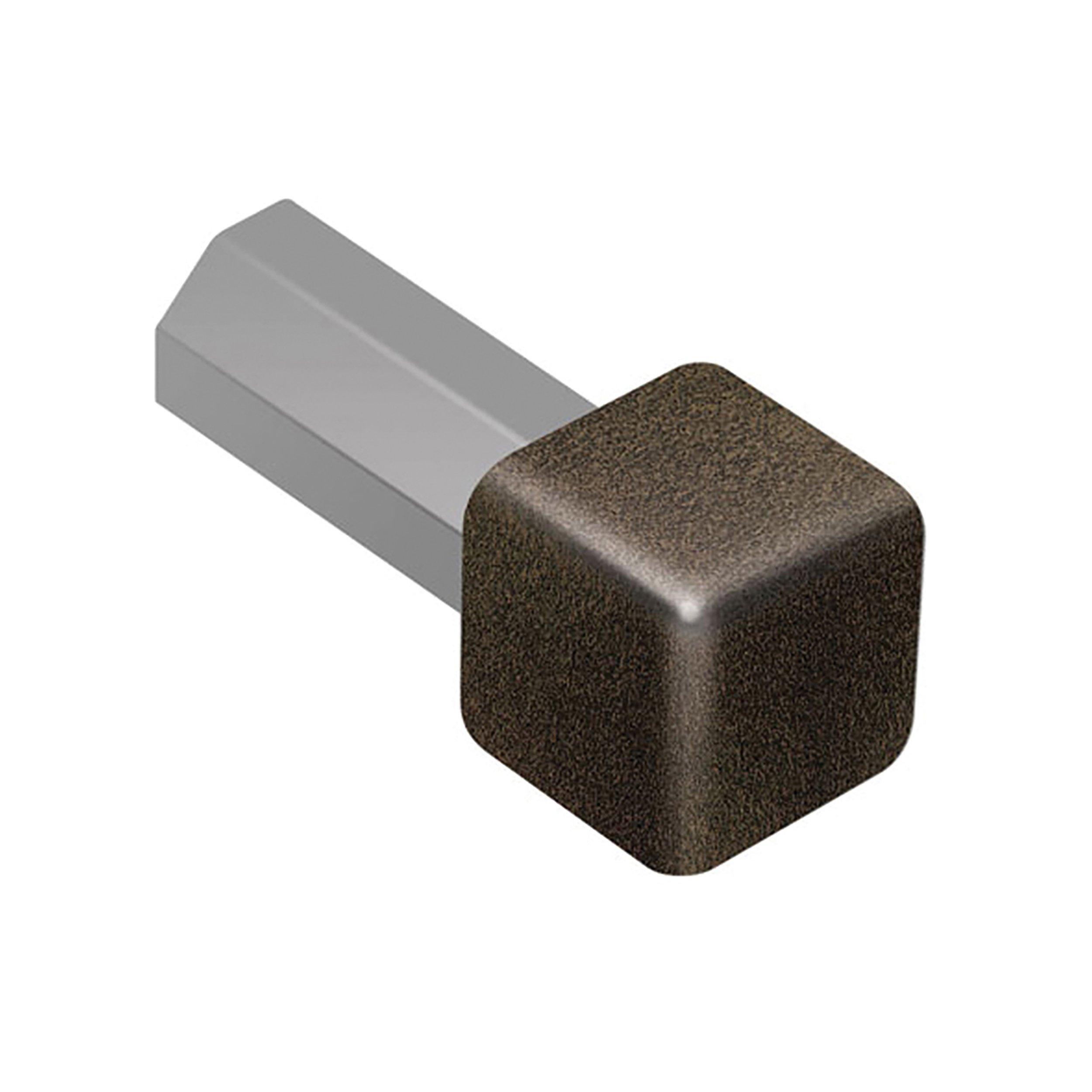 Schluter Quadec In/Out Corner 5/16in. Aluminum Bronze