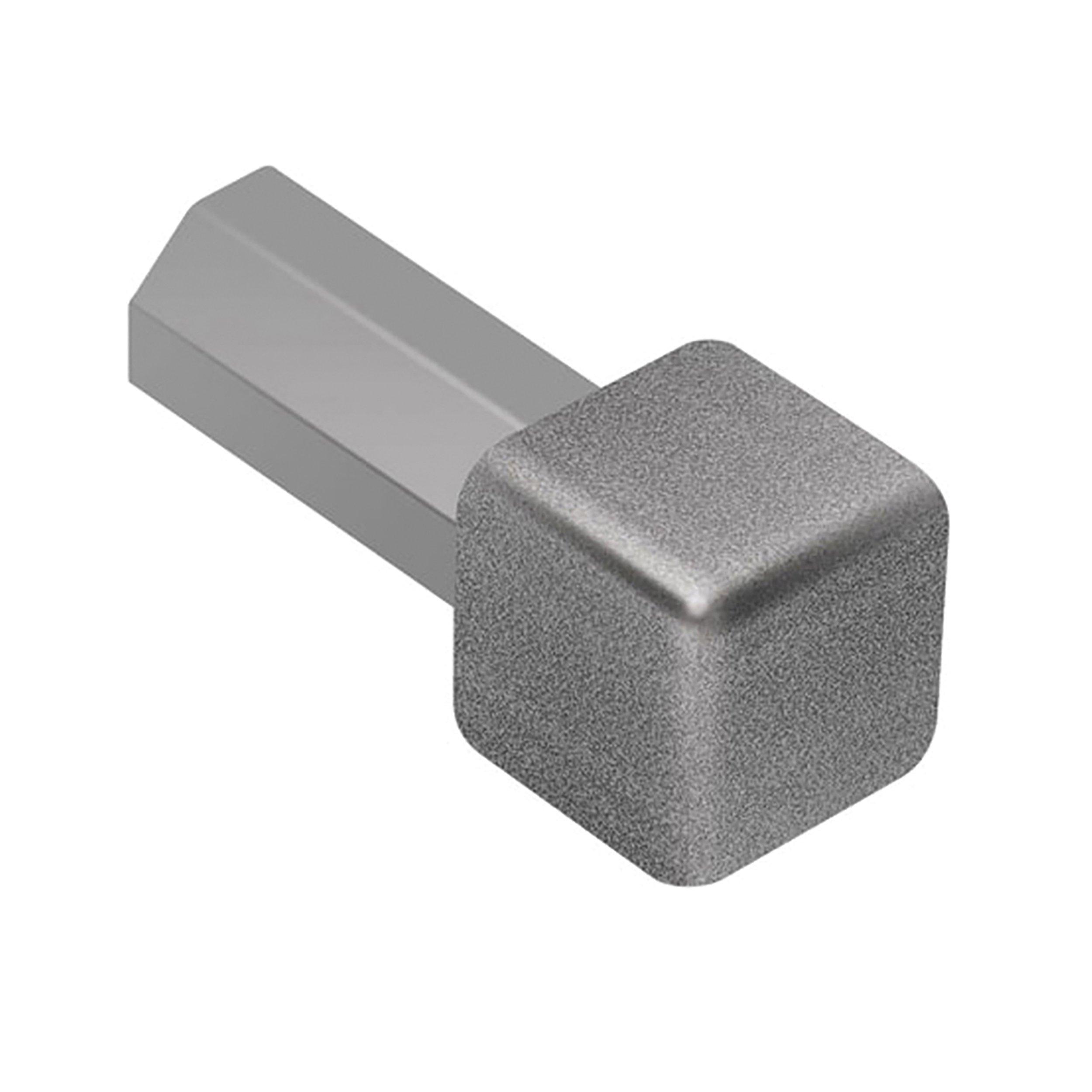 Schluter Quadec In/Out Corner 1/2in. Aluminum Pewter