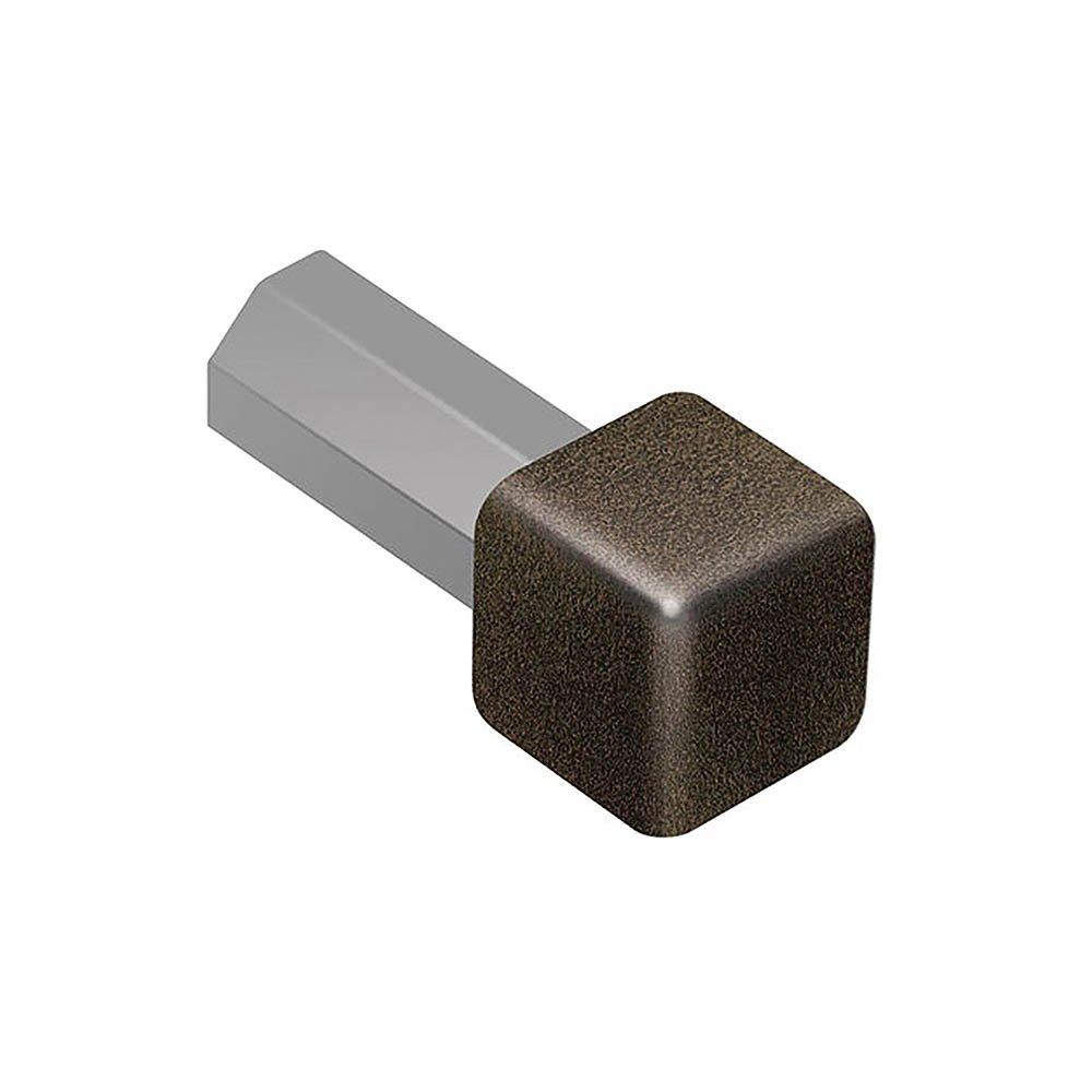 Schluter Quadec In/Out Corner 3/8in. Aluminum Bronze