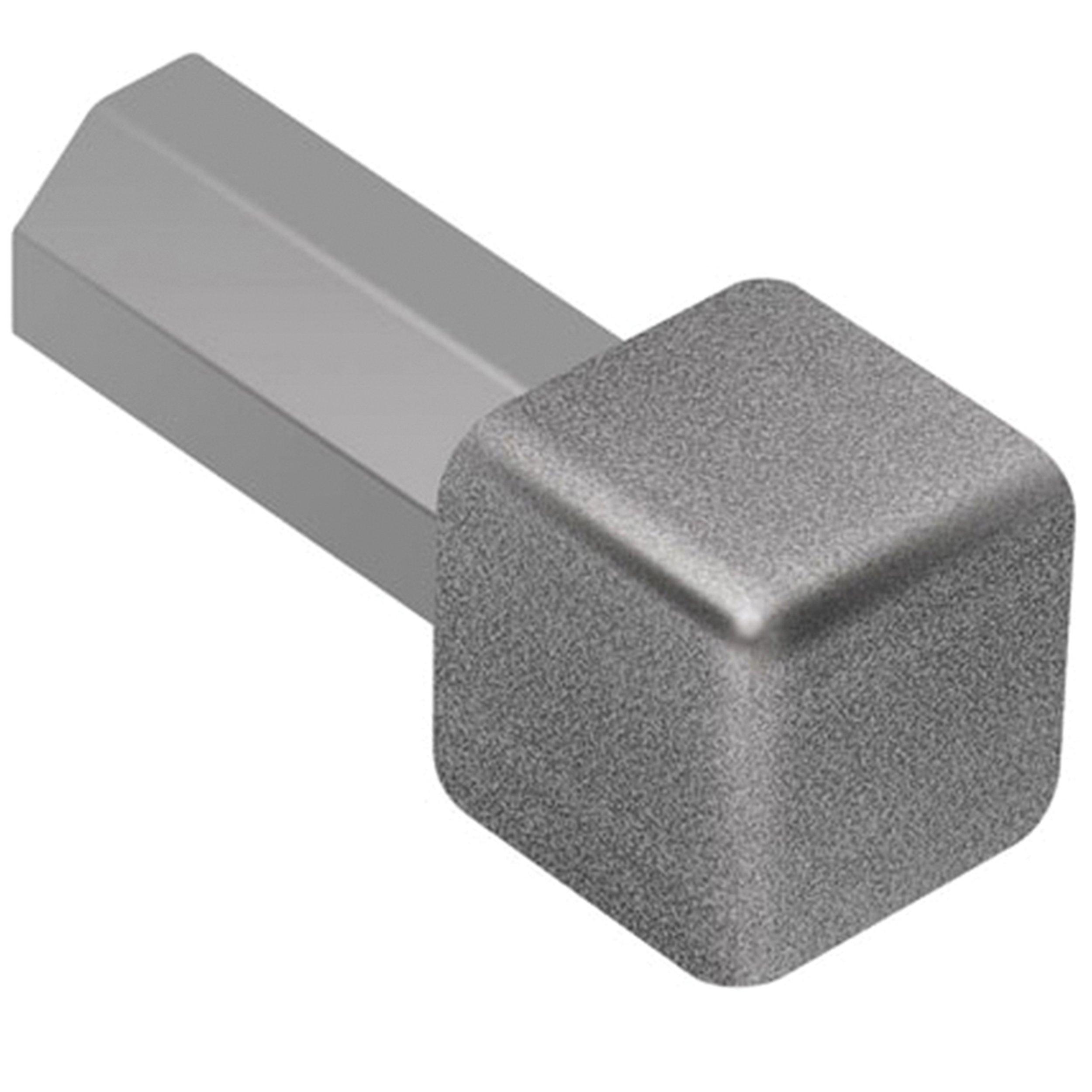 Schluter Quadec In/Out Corner 5/16in. Aluminum Pewter