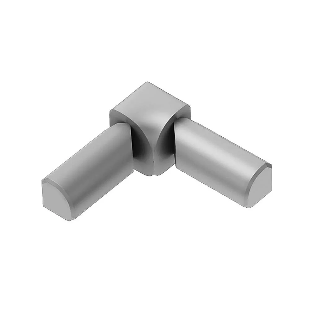 Schluter Rondec 2-Leg In Corner 3/8in. Aluminum Satin
