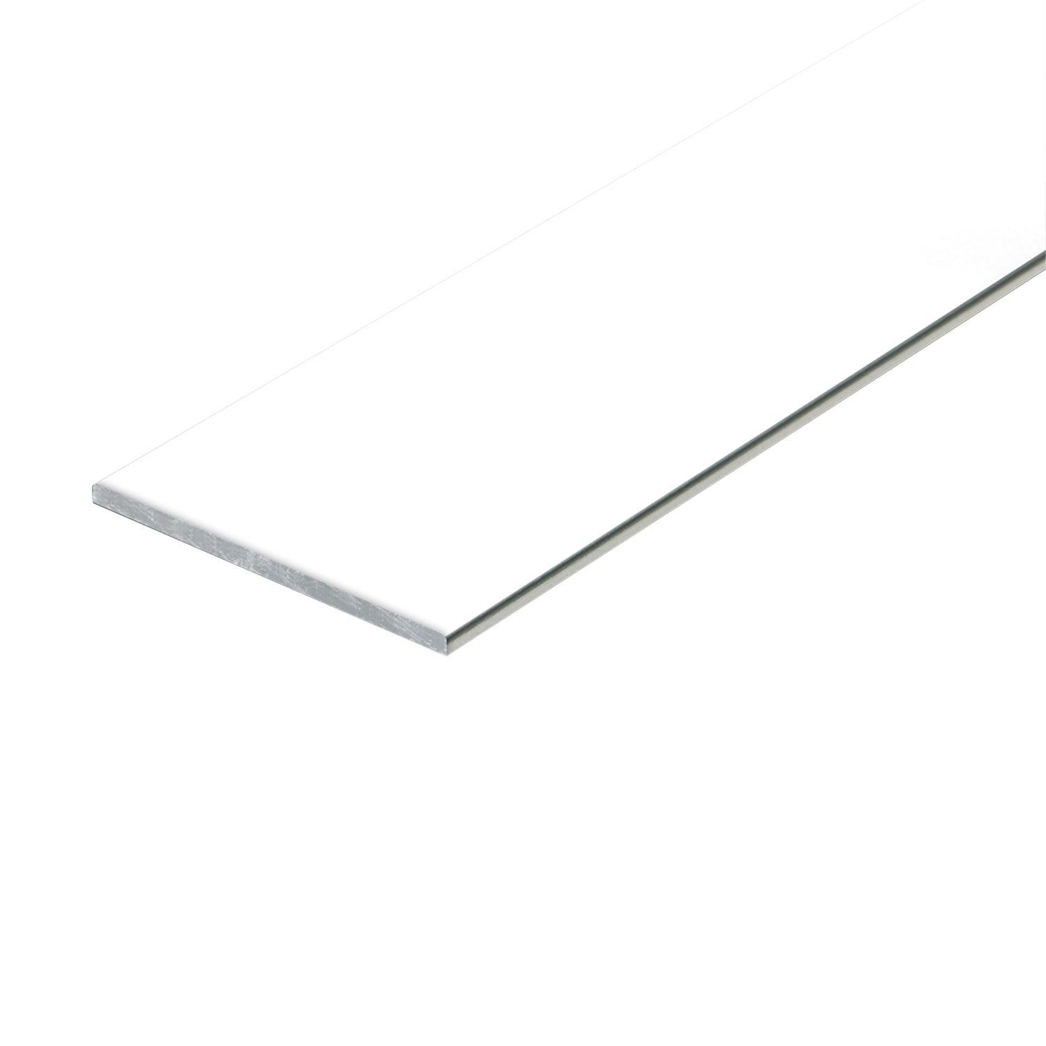 Schluter Schiene Edge Trim 1/8in. Aluminum Bright White