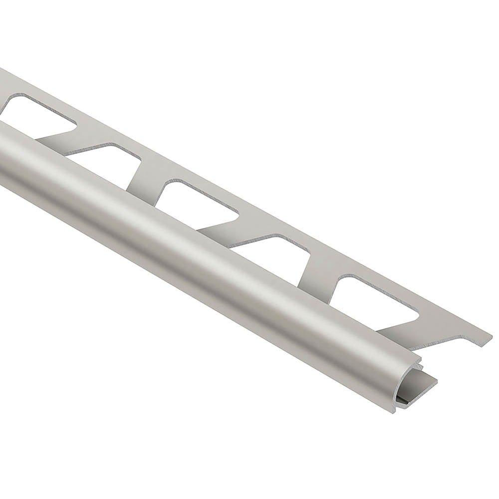 Schluter Rondec Bullnose Trim 1/4in. Aluminum&nbsp;