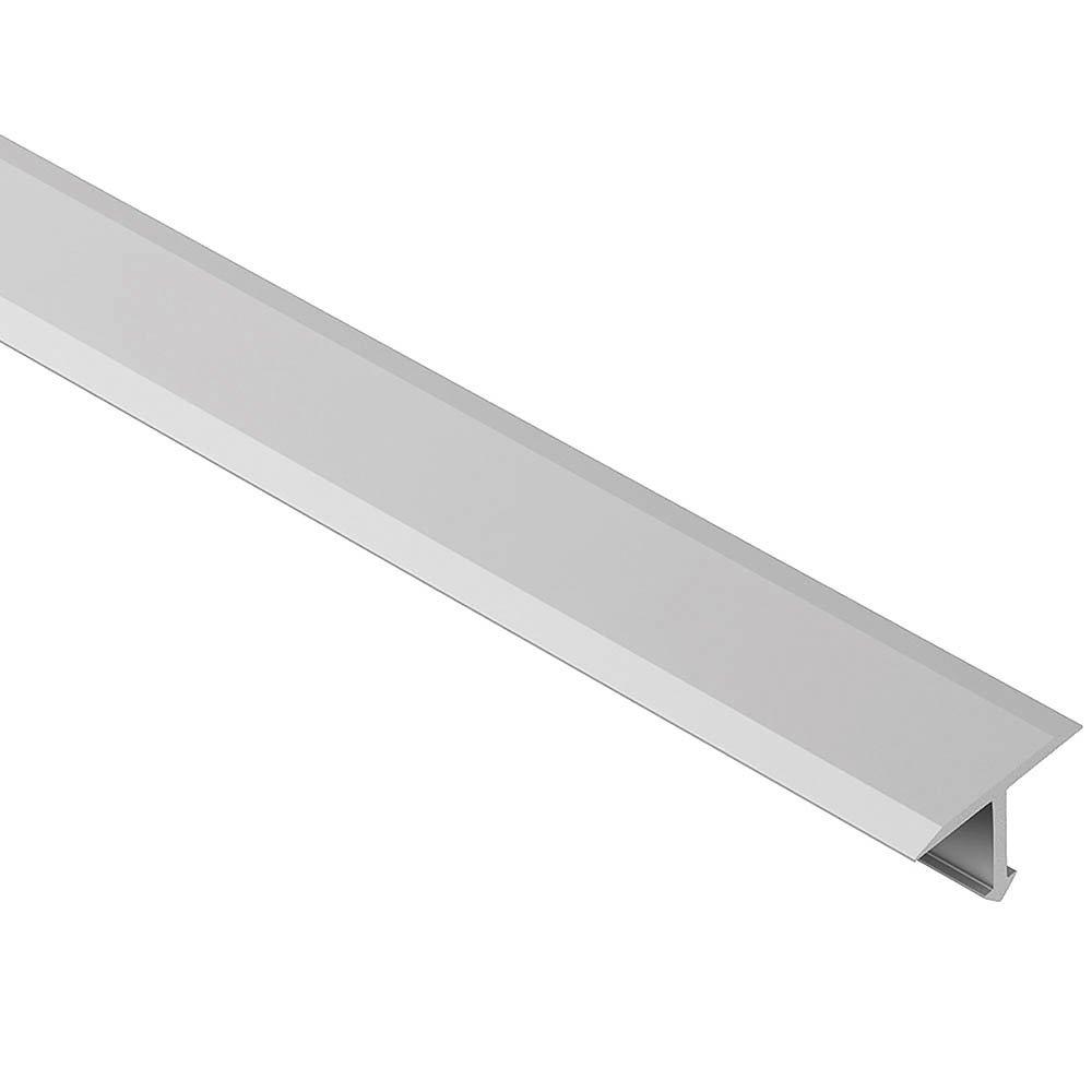 Schluter Reno-T 1in.-Wide Transition Aluminum Satin
