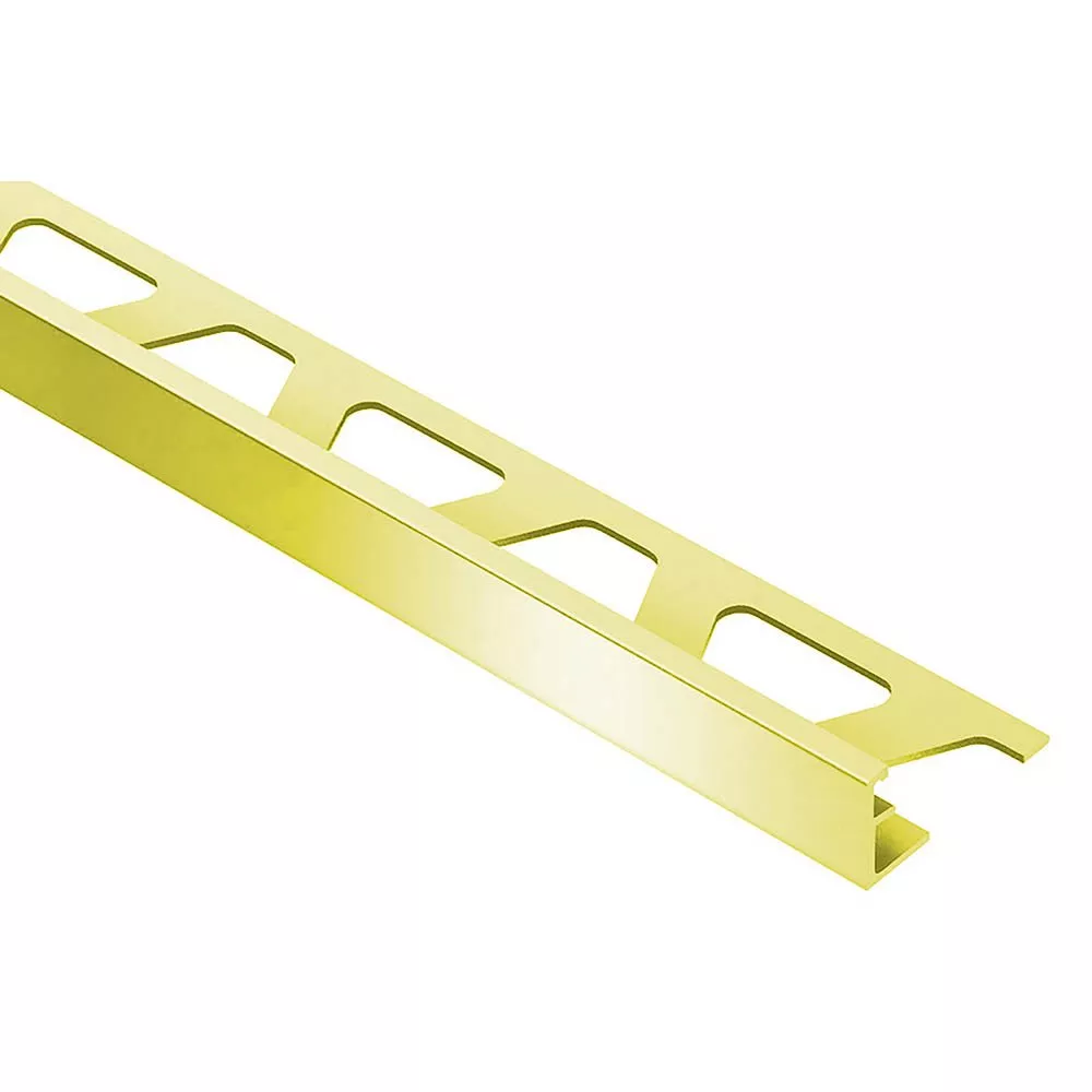 Schluter Jolly Edge Trim 5/16in. Aluminum Brushed Chrome
