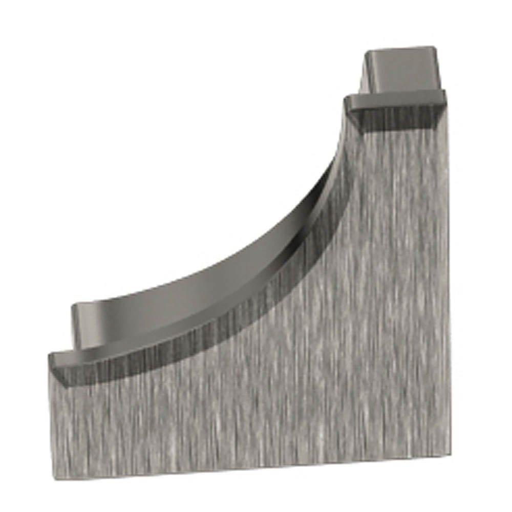 Schluter Dilex-Ahk End Cap Aluminum Brush Nickel