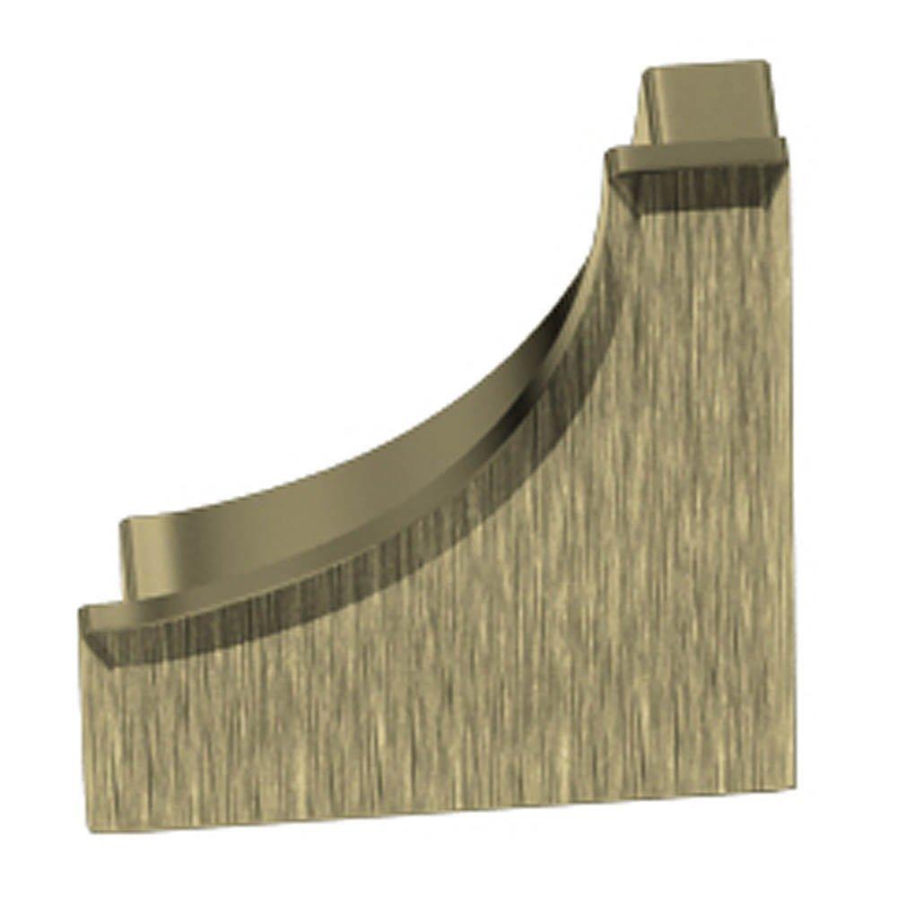 Schluter Dilex-Ahk End Cap Aluminum Brush Brass