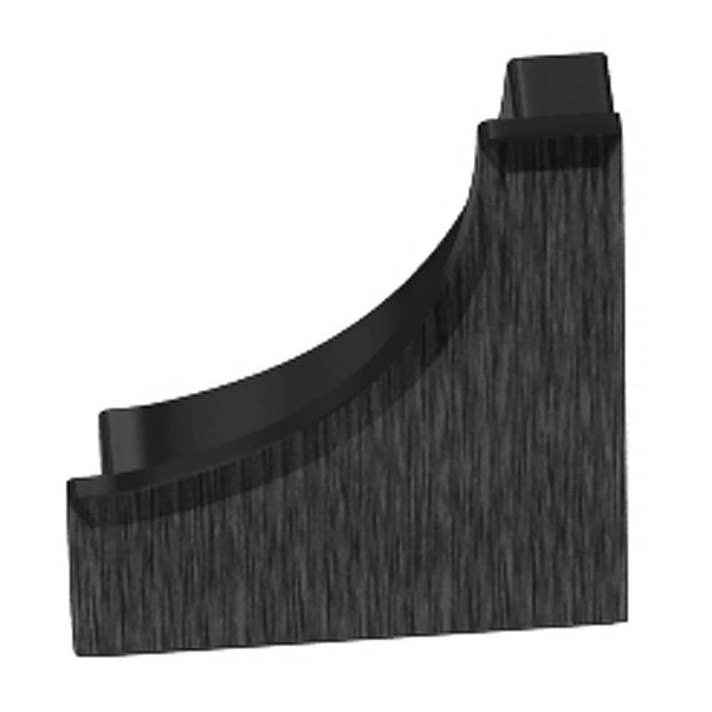 Schluter Dilex-Ahk End Cap Aluminum Brush Graphite