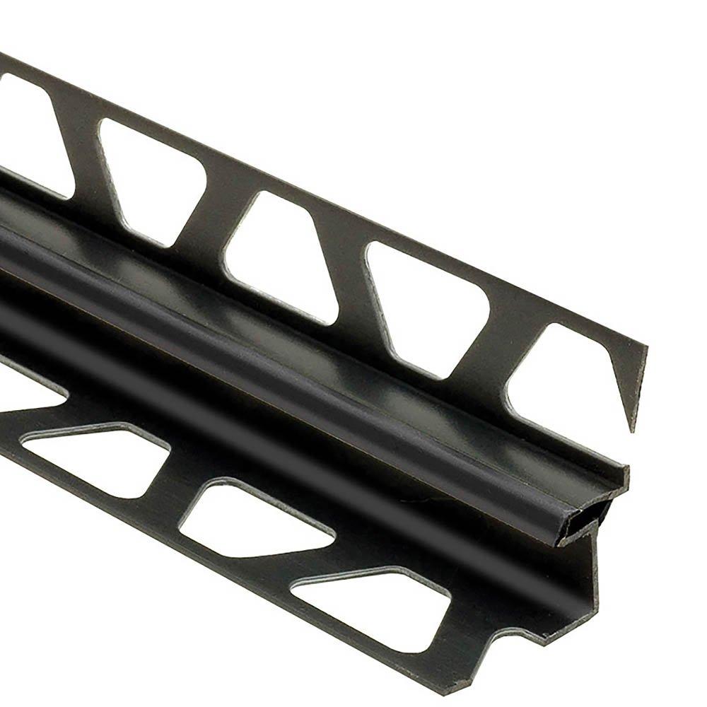 Schluter Dilex-Eke Corner Joint 33/64in. X 1/2in. PVC Black