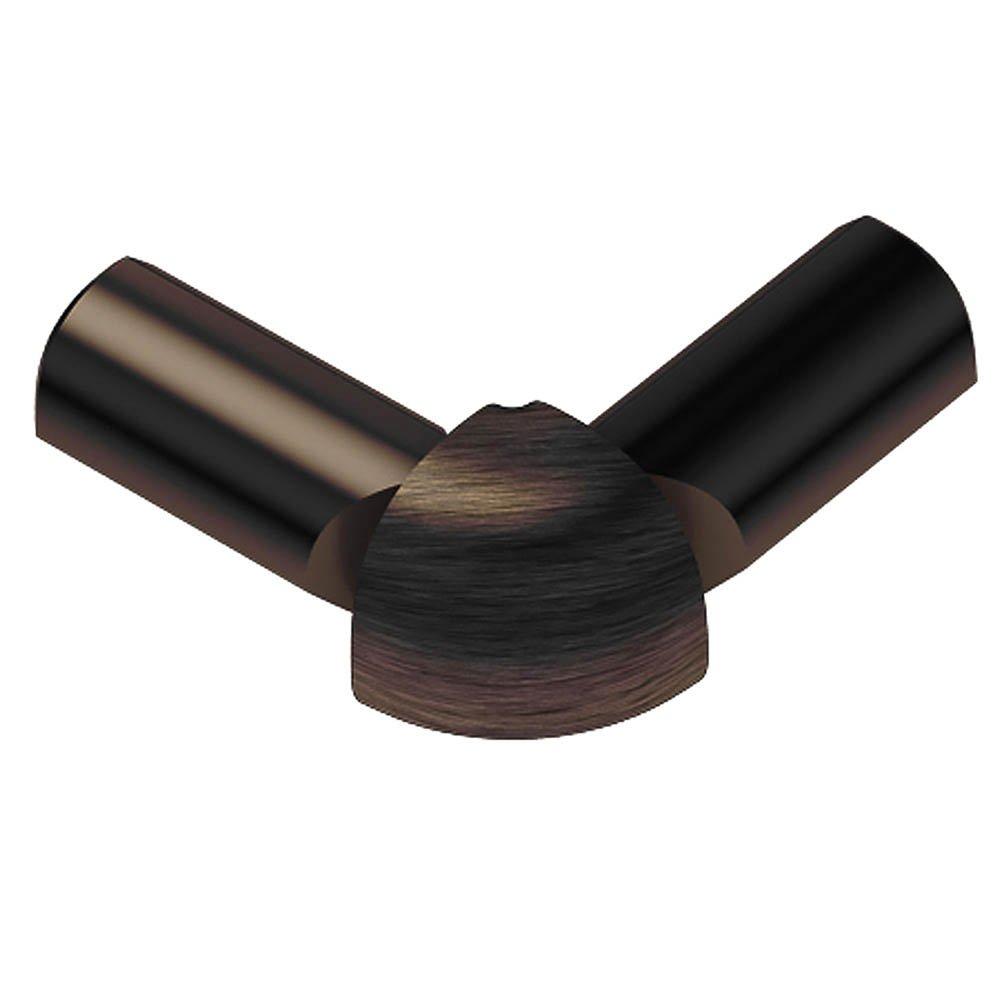 Schluter Rondec 2-Leg Out Corner 5/16in. Aluminum Antique Bronze