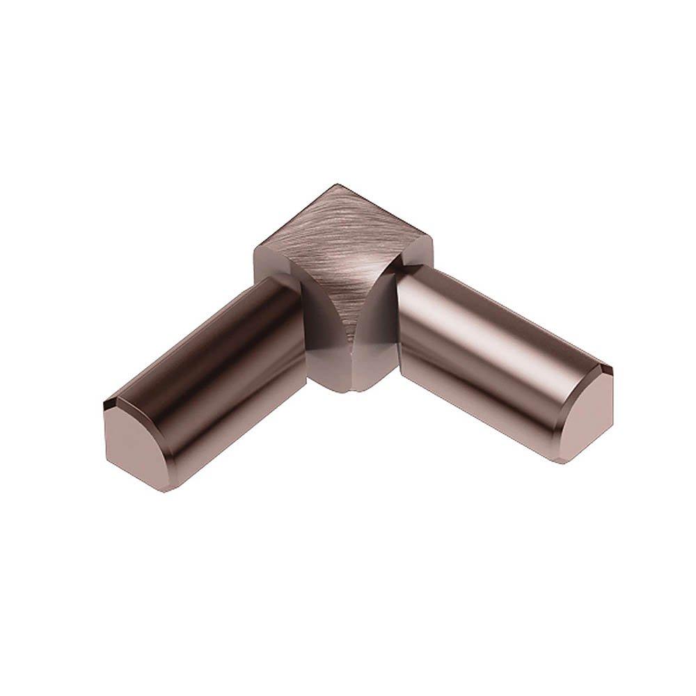 Schluter Rondec 2-Leg In Corner 5/16in. Aluminum Brush Copper