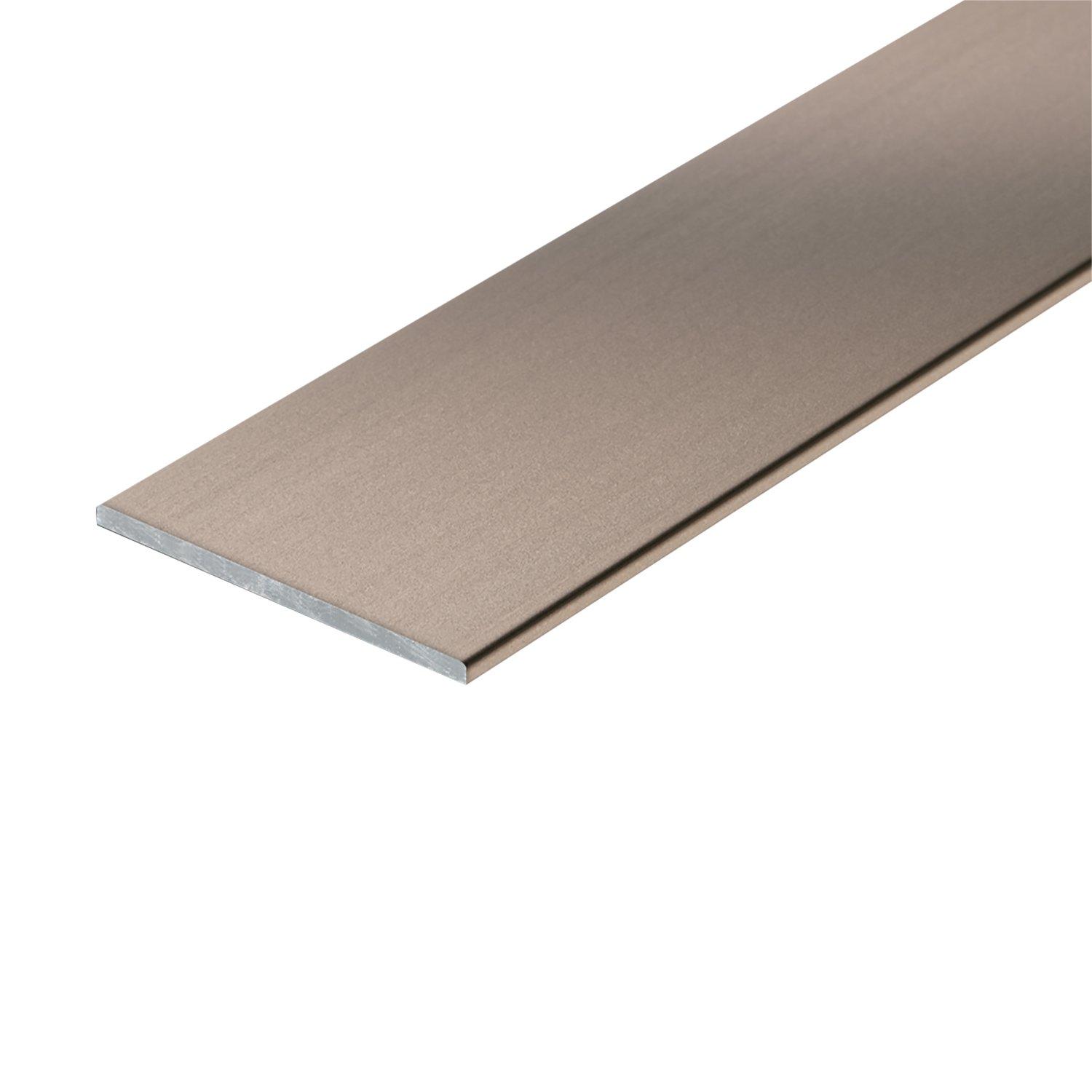 Schluter Rondec Bullnose Trim 5/16in. Aluminum Satin Copper