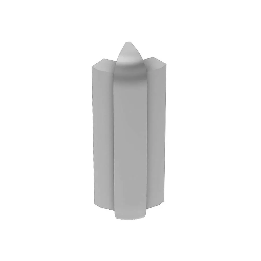 Schluter Rondec-Step-57 Out Corner 135 Degrees 3/8in. Aluminum Satin