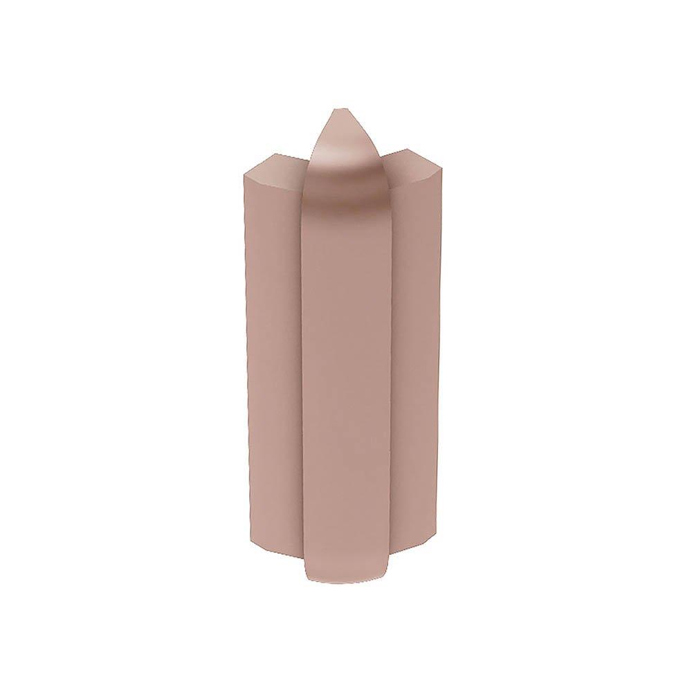 Schluter Rondec-Step-39 Out Corner 135 Degrees 5/16in. Aluminum Satin Copper