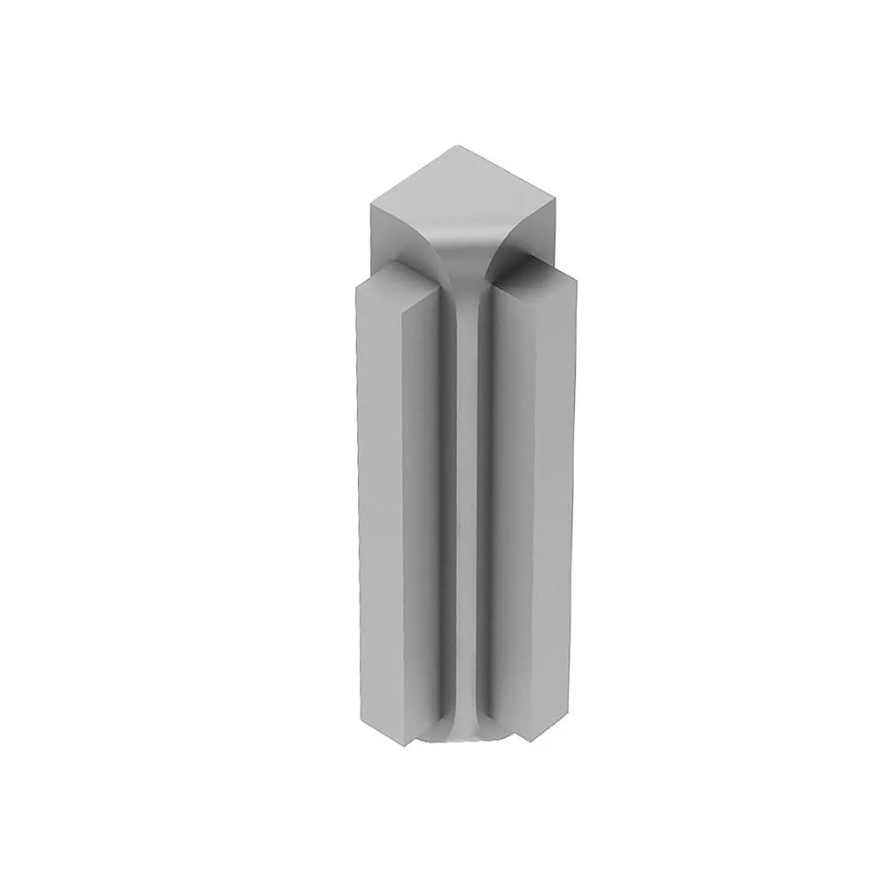Schluter Rondec-Step-39 In Corner 90 Degrees 3/8in. Aluminum Satin
