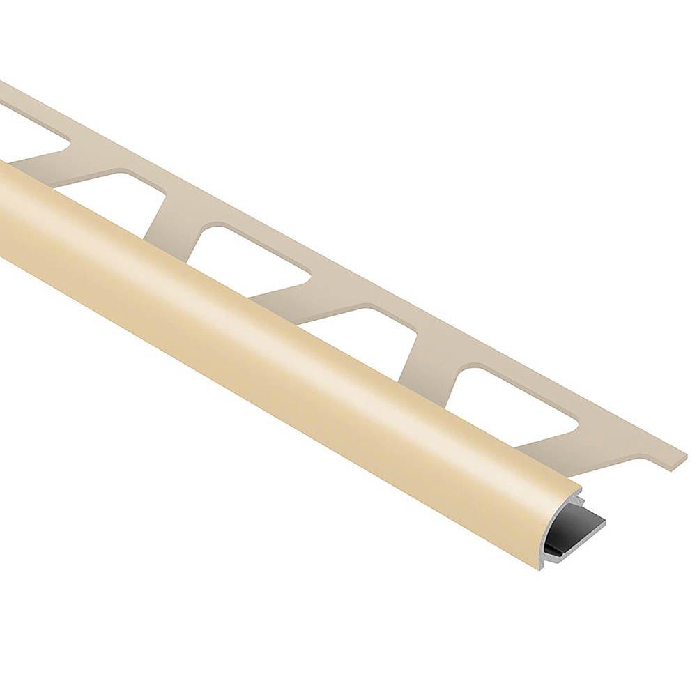 Schluter Rondec Bullnose Trim 1/4in. Color Coated Aluminum&nbsp;