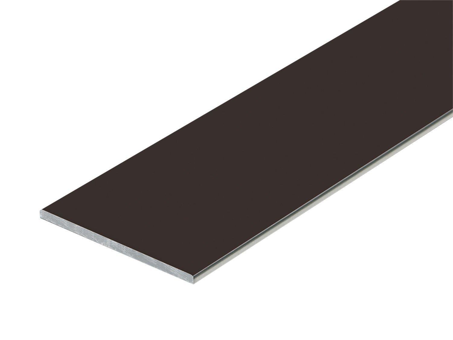Schluter Schiene Edge Trim 1/2in. Aluminum Black Brown